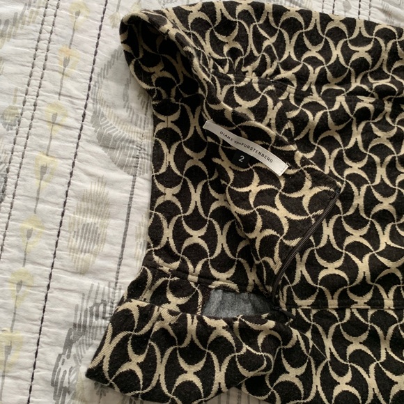 Diane von Furstenberg Pencil Skirt Geometric DVF - Picture 5 of 7